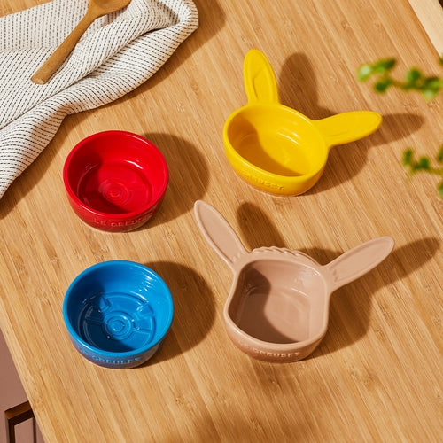 Pokemon Center LE CREUSET Mini pratos Pikachu Eevee Japão NOVO