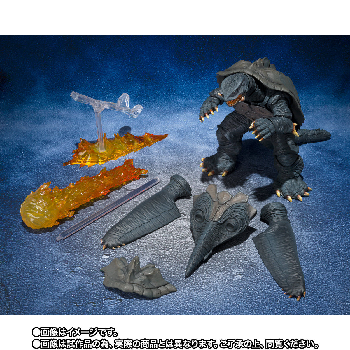 FIGURA PREMIUM BANDAI S.H.MonsterArts Gamera (1996) Versão Batalha Decisiva Sendai Japão NOVA