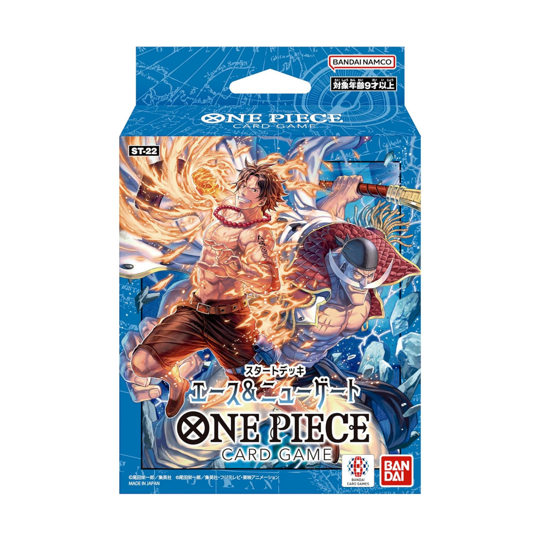 BANDAI ONE PIECE Card Game Starter Deck Ace & Newgate ST-22 Japanese NEW