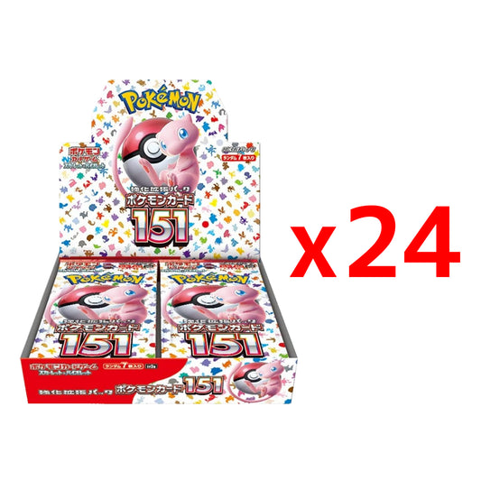 Pokemon Card Scarlet & Violet Booster Box Pokemon card 151 2 cartons (24 Boxes) sv2a Japanese