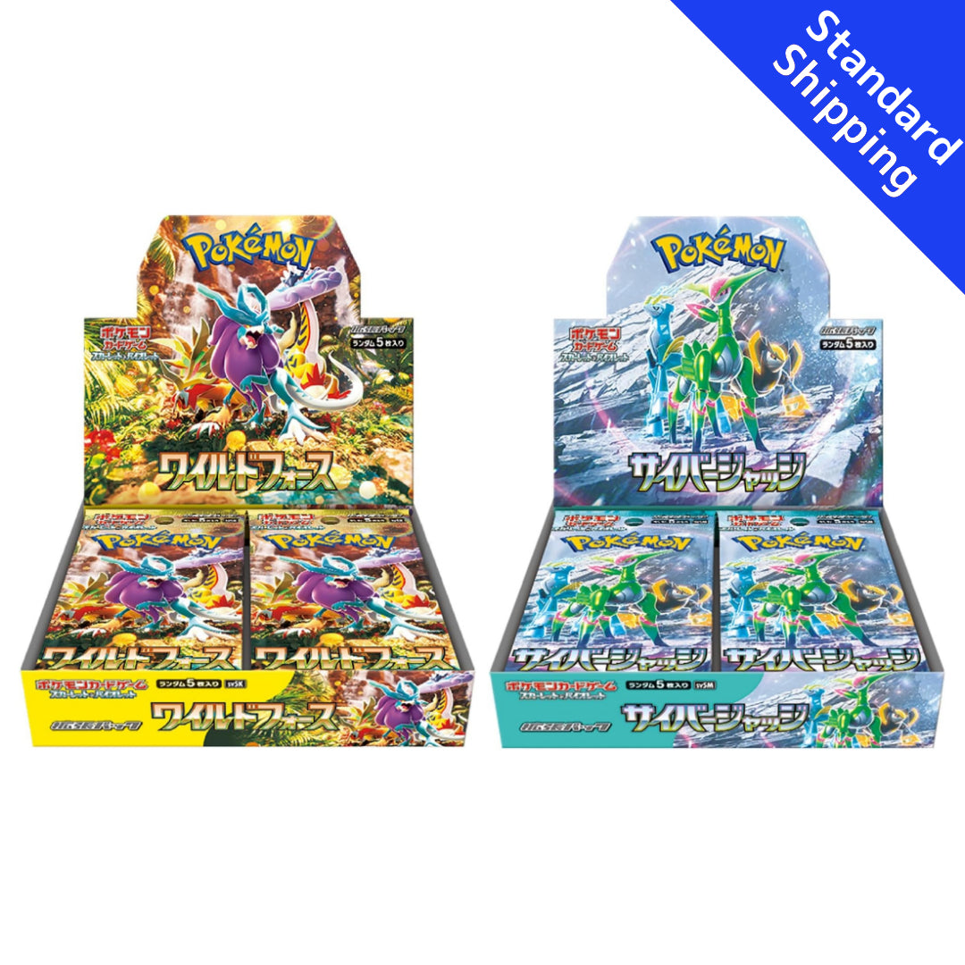 Pokemon Card Scarlet & Violet Booster Box Wild Force & Cyber Judge set sv5K sv5M Japonés
