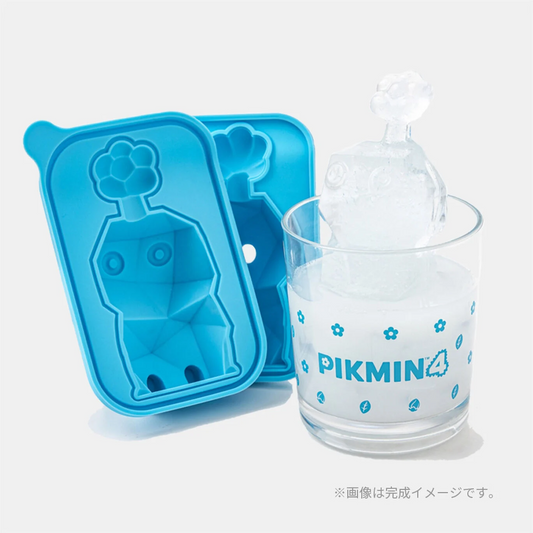 Nintendo Pikmin 4 Ice Pikmin Rock Ice Maker & Logo Glass Cup set Book NEW