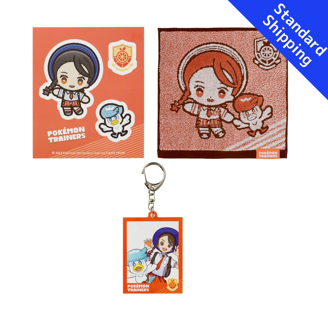Pokemon Center Towel Acrylic key holder Sticker Juliana POKEMON TRAINERS Japan NEW
