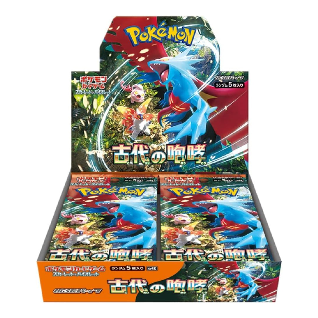 Pokemon Card Scarlet & Violet Booster Box Ancient Roar sv4K Japanese