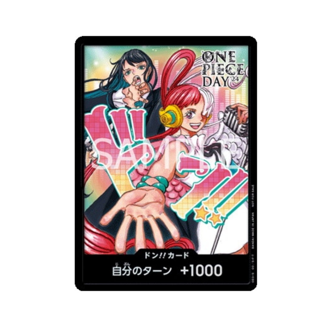 BANDAI ONE PIECE Card Game ONE PIECE DAY 2024 Don card Ado Uta Japanes GLIT Japanese Hobby Shop BANDAI ONE PIECE Card Game ONE PIECE DAY 2024 Don card Ado Uta Japanes GLIT Japanese Hobby Shop