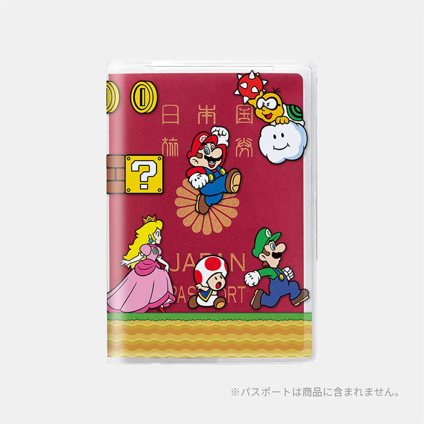 Nintendo Super Mario Passport Cover (Mario Characters) Japan Nintendo TOKYO/OSAKA/KYOTO NEW