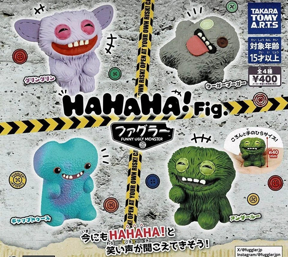HY2325 Capsule toy HAHAHA! Fig. Fagler complete set