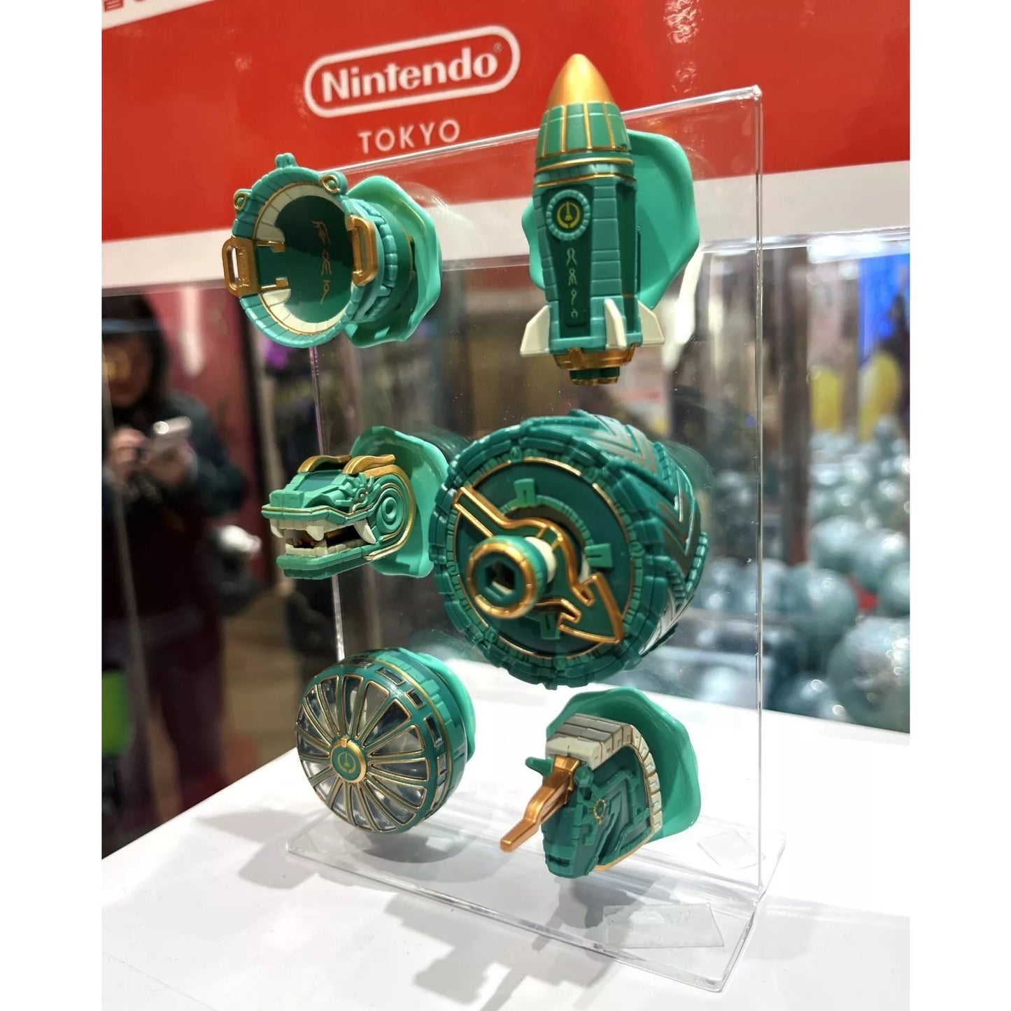 Nintendo The Legend of Zelda: Tears of the Kingdom Conjunto Completo de Brinquedos em Cápsula do Dispositivo Zonai Magnet TotK Japão Nintendo TÓQUIO/OSAKA/KYOTO NOVO