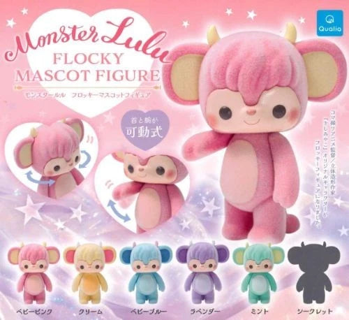 HY2215 Capsule toy Monster Lulu Flocky Mascot Figure Qualia complete set