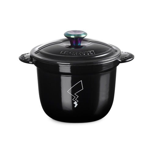 Pokemon Center LE CREUSET Cocotte Every Shiny Black Japan NEW