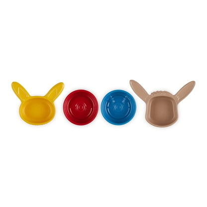 Pokemon Center LE CREUSET Mini dishes Pikachu Eevee Japan NEW