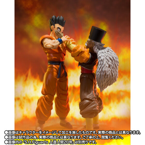 BANDAI Dragonball Z S.H.Figuarts Figure Yamcha & Android 20 set