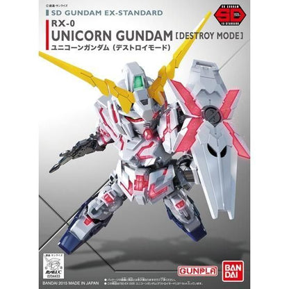 BANDAI SPIRITS SDEX Standard 005 Unicorn Gundam Destroy Mode Japan NEW