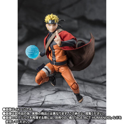 Naruto Shippuden S.H.Figuarts Uzumaki Naruto Sage Mode -The savior of Konoha who inherits his master's will- Figure Japan NEW