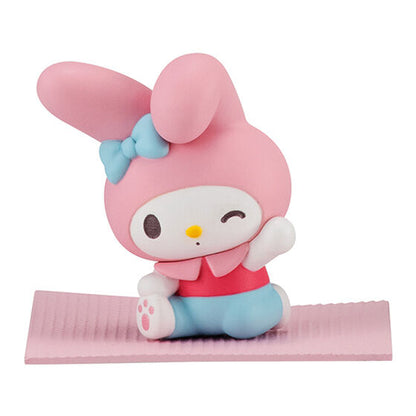 BANDAI Capsule toy Sanrio Characters Everybody's Yoga Figure Complete set Japan NEW