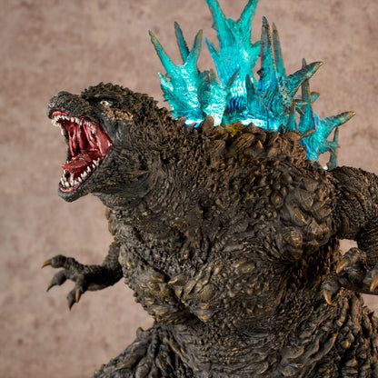 PREMIUM BANDAI UA Monsters Godzilla (2023) assault on Ginza image color ver. LED light & Sound gimmick Figure Japan NEW