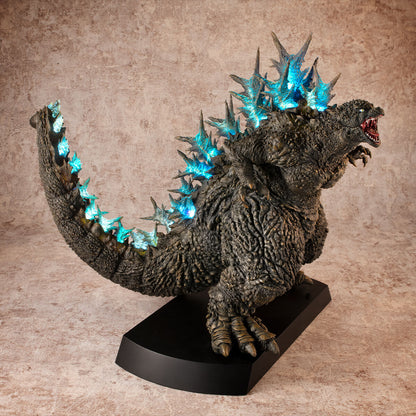 PREMIUM BANDAI UA Monsters Godzilla (2023) assault on Ginza image color ver. LED light & Sound gimmick Figure Japan NEW