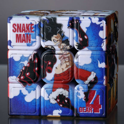 PREMIUM BANDAI ONE PIECE x RUBIK'S Rubik's Cube Monkey D Luffy ver. Japan NEW