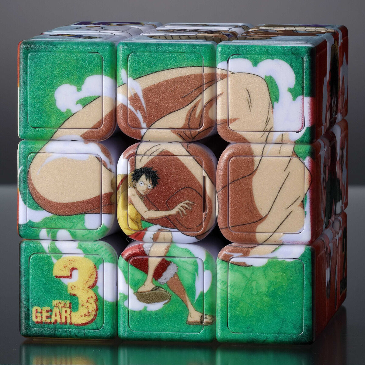 PREMIUM BANDAI ONE PIECE x RUBIK'S Rubik's Cube Monkey D Luffy ver. Japan NEW