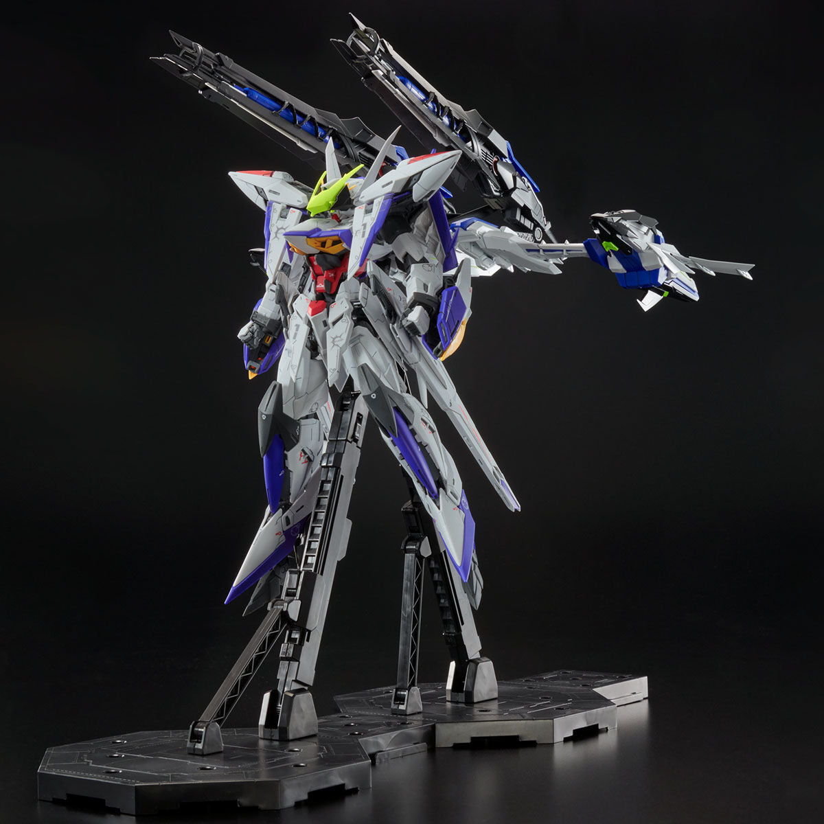 BANDAI SPIRITS BANDAI SPIRITS Gundam Plastic model kits MG 1/100 MVF-X08+EW453R Eclipse Gundam + Raijin Striker Japan NEW