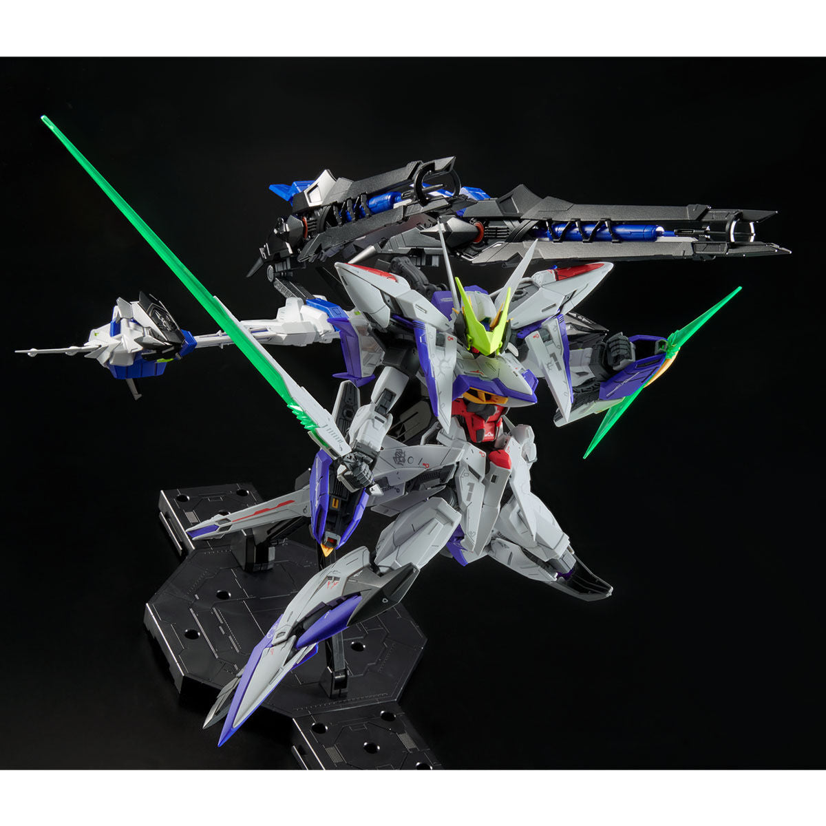 BANDAI SPIRITS BANDAI SPIRITS Gundam Plastic model kits MG 1/100 MVF-X08+EW453R Eclipse Gundam + Raijin Striker Japan NEW