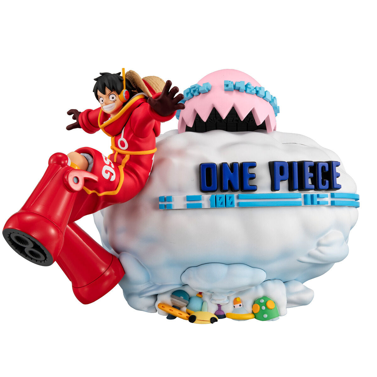 PREMIUM BANDAI Character Bank Standard ONE PIECE Monkey D Luffy Egg Head Japan NEW