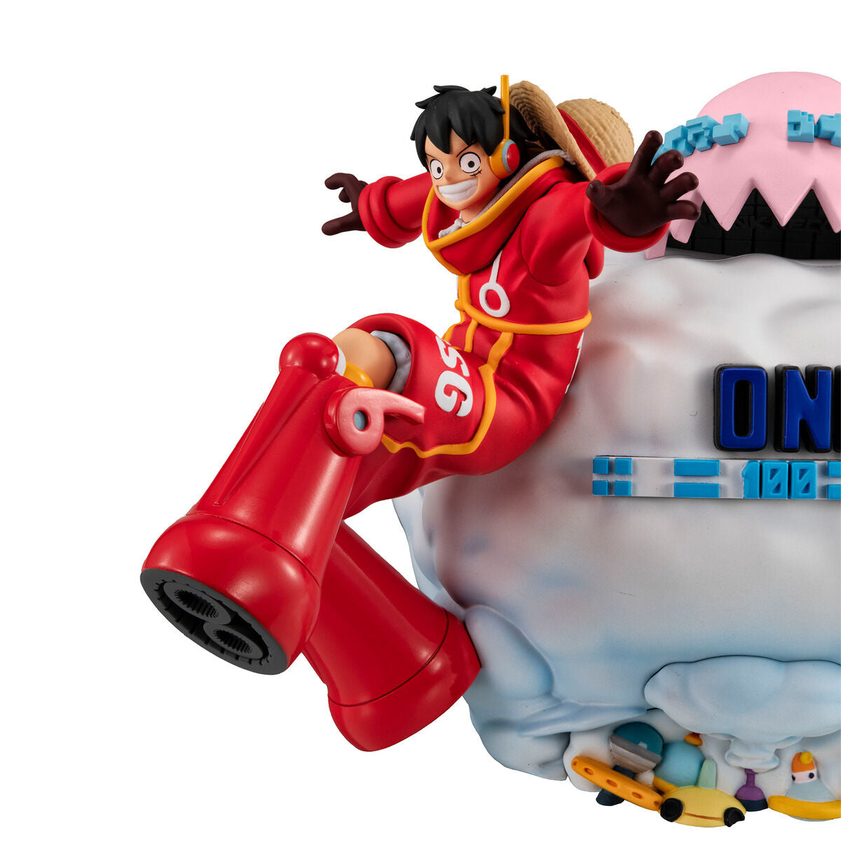 PREMIUM BANDAI Character Bank Standard ONE PIECE Monkey D Luffy Egg Head Japan NEW