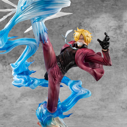 PREMIUM BANDAI Portrait.Of.Pirates ONE PIECE K x MAXIMUM Sanji Figure Japan NEW