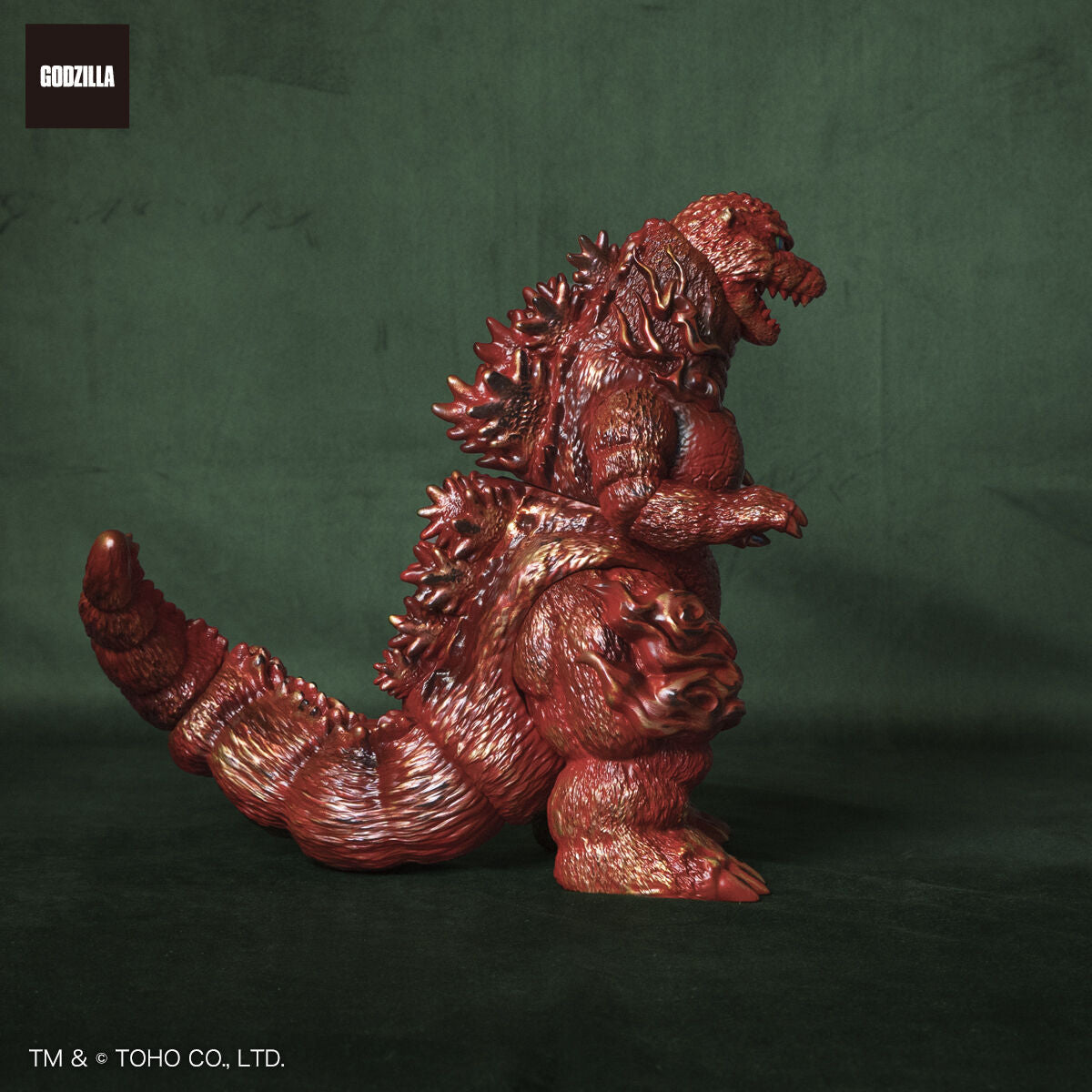 PREMIUM BANDAI Godzilla GVA-BC Godzilla (1995) Frog Tree 250 (Barning Red) Figure Japan NEW