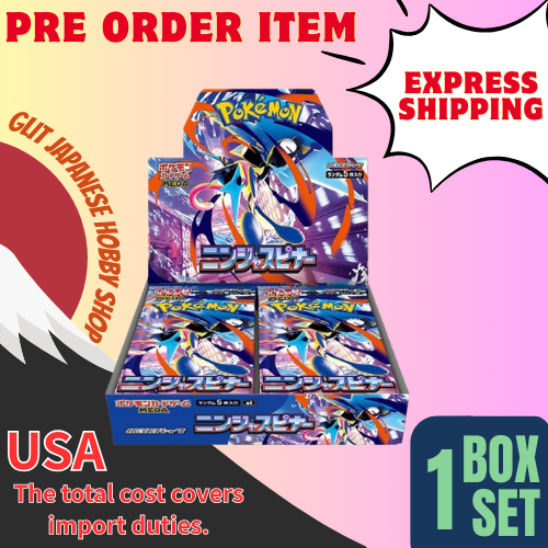 Pokemon Card Mega Series Booster Box Ninja Spinner M4 Japanese