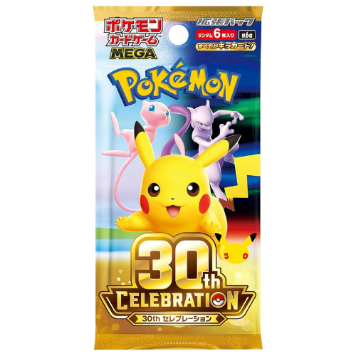 Pokemon Card Mega Series Booster Box 30th Celebration M6a Japanese