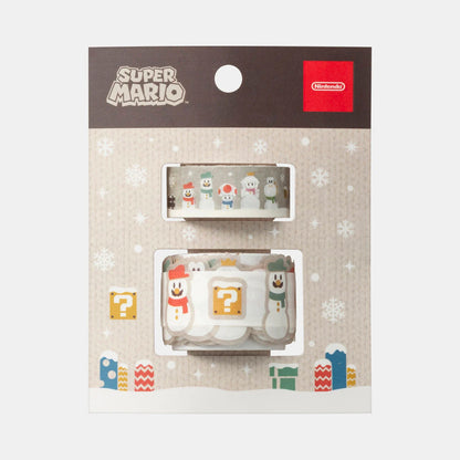 Nintendo Super Mario winter collection Roll Seal & masking tape Japan TOKYO/OSAKA/KYOTO NEW