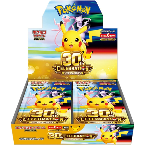 Pokemon Card Mega Series Booster Box 30th Celebration M6a Japanese
