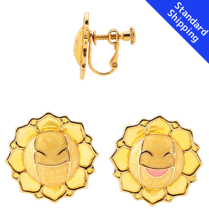 Pokemon Center Original Earrings Midarezaki Sunflora