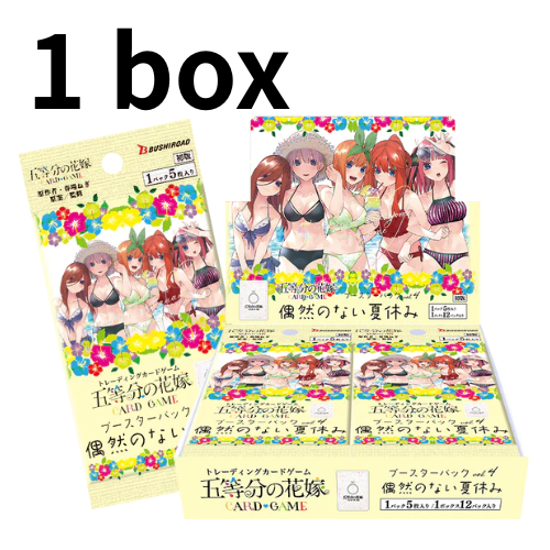BUSHIROAD The Quintessential Quintuplets Card Game An Unexpected Summer Vacation Vol.4 BOX Japanese NEW
