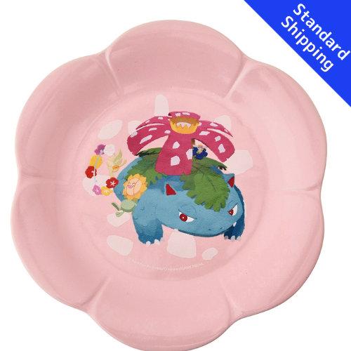 Pokemon Center Original Pokemon Center Original Flower-shaped plate, Midarezaki, L Venusaur