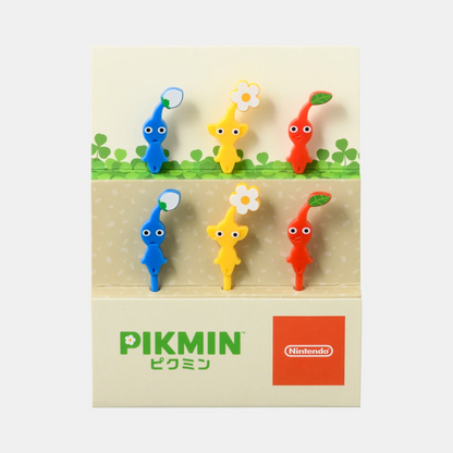 Conjunto de recipientes de armazenamento de Pikmin da Nintendo com palitos de comida e pellets - Novo na Nintendo TOKYO/OSAKA