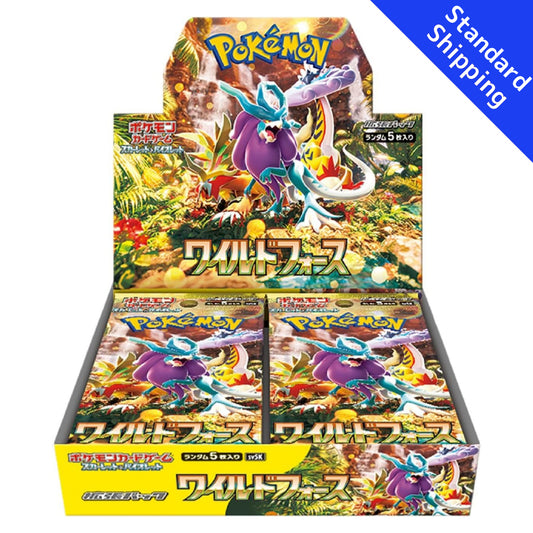 Tarjeta Pokemon Escarlata y Violeta Booster Box Wild Force sv5K Japonés