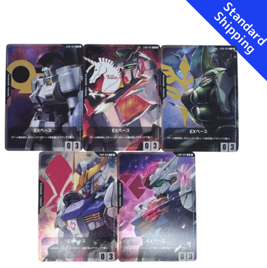 Gundam card Game Unicorn Kshatriya Barbatos promo pack EX base japanese complete