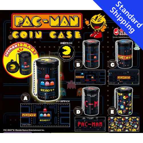 HY1908 Capsule toy PAC-MAN Coin Case complete set