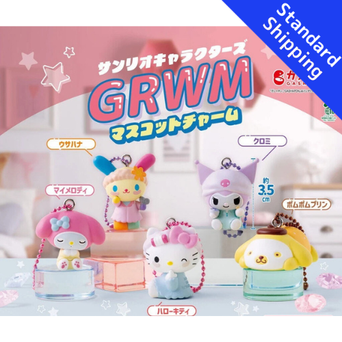 HY1945 Capsule toy Sanrio Characters GRWM Mascot Charm complete set