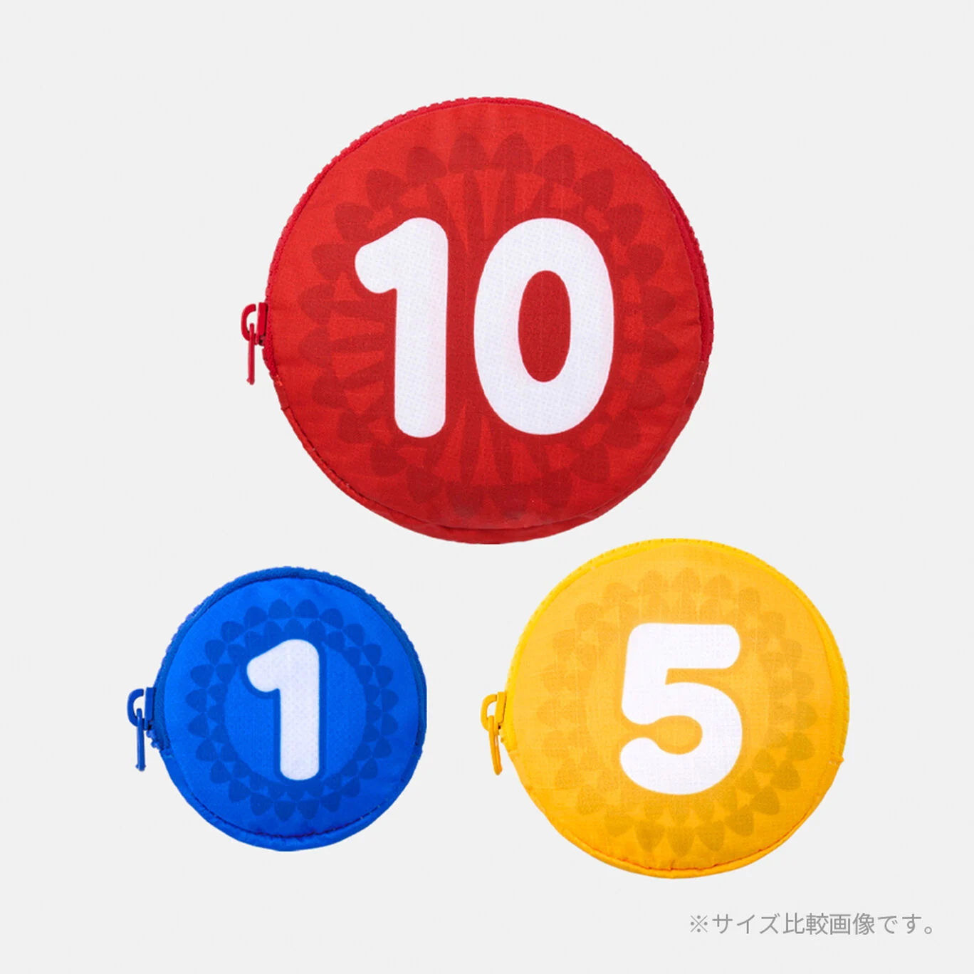 Bolsa dobrável Nintendo Pikmin Azul 1 Pellet/ Amarelo 5 Pellet/ Vermelho 10 Pellet conjunto Nintendo TOKYO/OSAKA NOVO