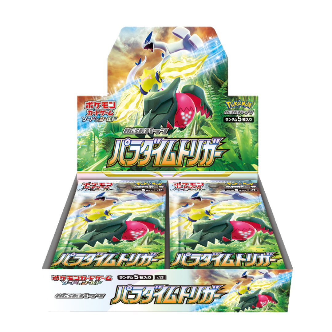 Pokémon Card Sword & Shield Booster Box Paradigm Trigger s12 Japonês