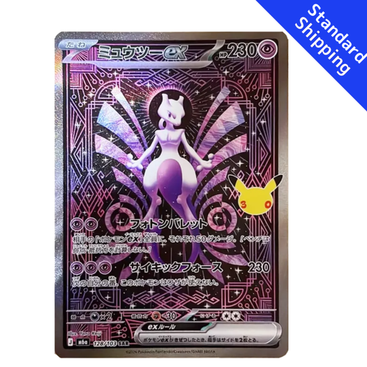 Pokemon Card Mewtwo ex SAR 128/103 M6a 30th Celebration Japanese