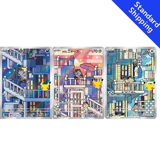 Pokemon Card Galar Meowth Meowth AR M6a 30th Celebration Japanese