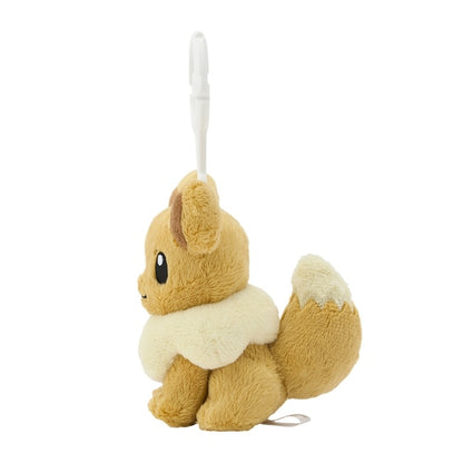 Pokemon Center mascot plush toy with carabiner Eevee Japan NEW