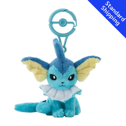 Pokemon Center mascot plush toy with carabiner Vaporeon Japan NEW