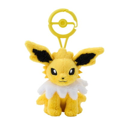 Pokemon Center mascot plush toy with carabiner Jolteon Japan NEW