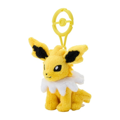 Pokemon Center mascot plush toy with carabiner Jolteon Japan NEW