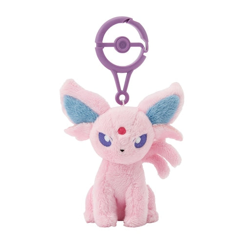 Pokemon Center mascot plush toy with carabiner Espeon Japan NEW